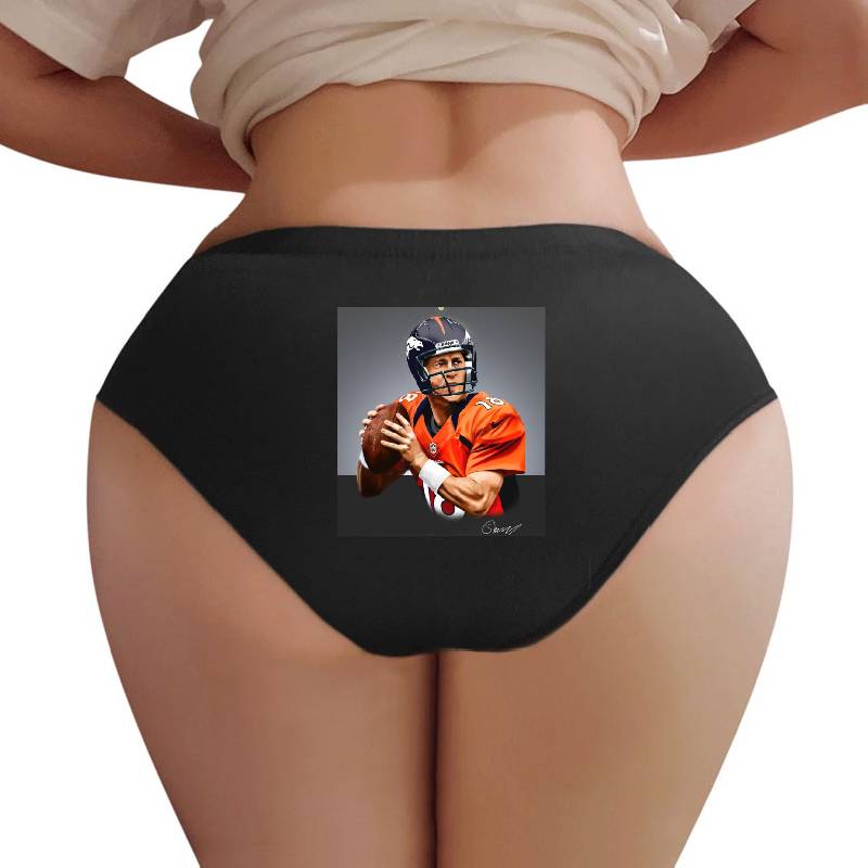 Peyton Manning Denver Broncos Nfl Illustration Youth T-Shirts