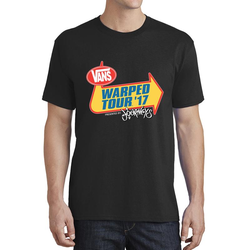 Warped Tour 2017 Unisex T-Shirt Men Black