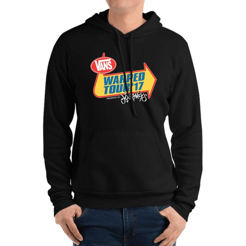 Warped Tour 2017 Unisex Hooded Sweatshirt Men Black