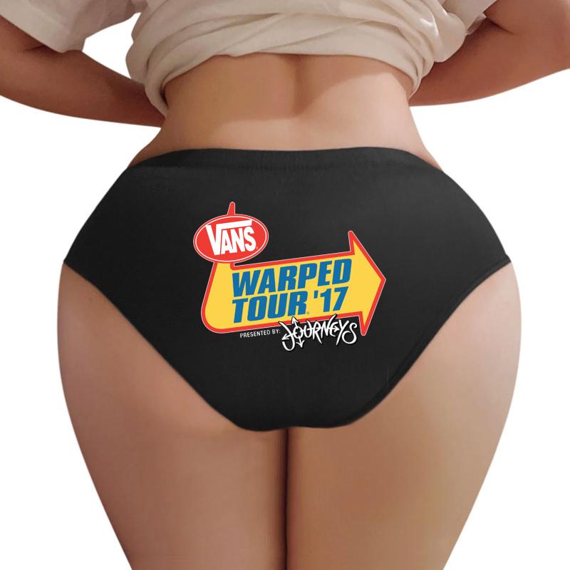 Warped Tour 2017 Women Underwear Panties Women Black