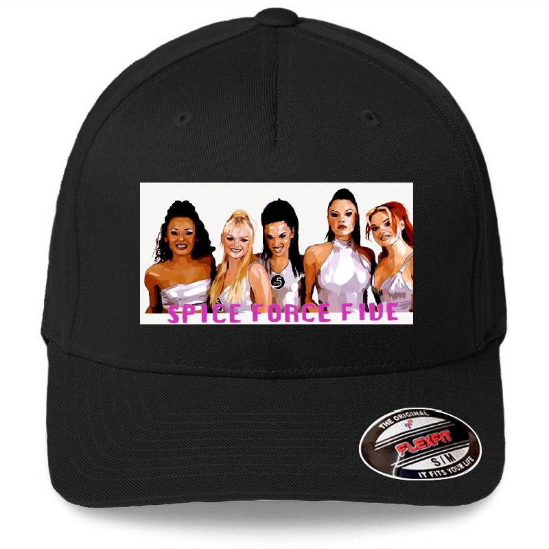 Spice Force Five Premium Flat Bill Snapback Caps