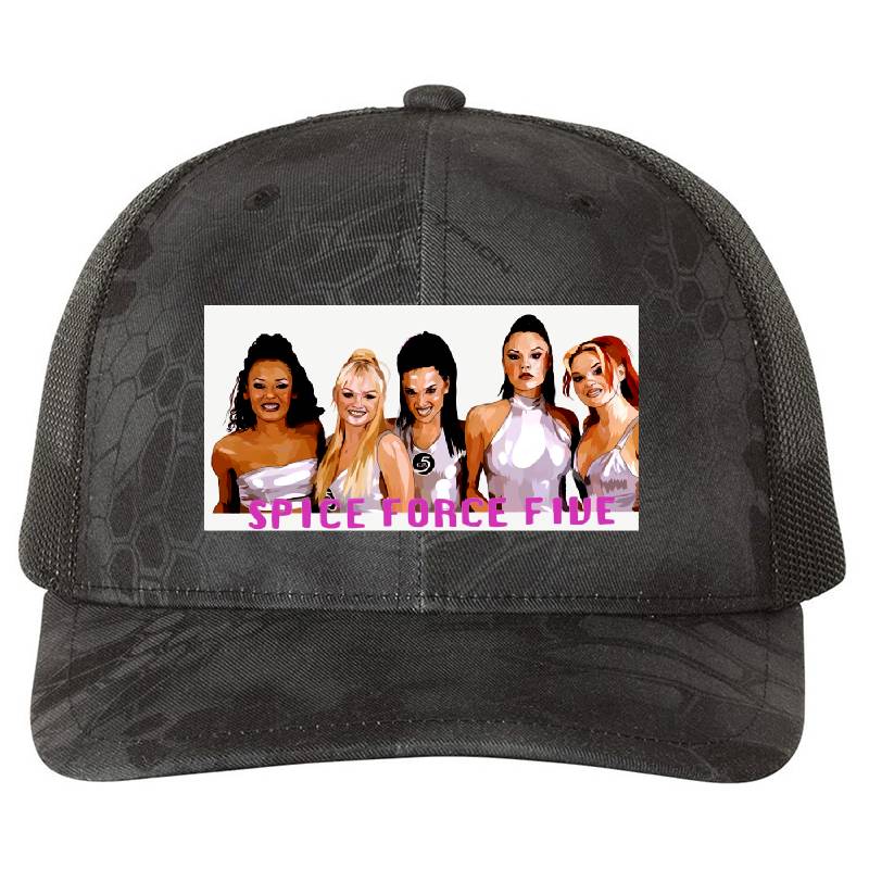 Spice Force Five Premium Flat Bill Snapback Caps