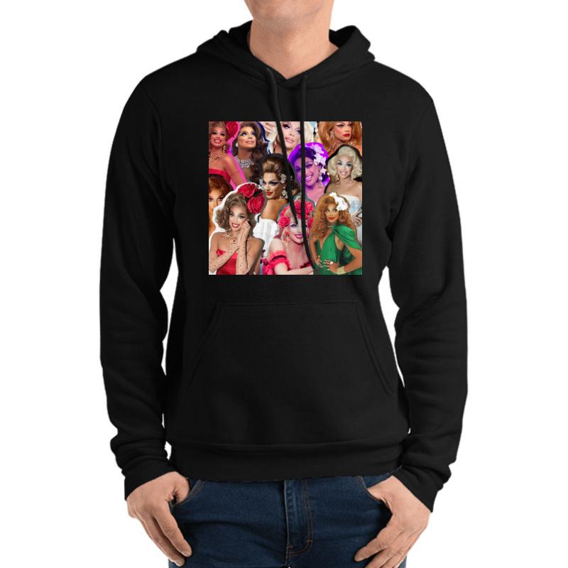 Valentina - Ru Paul's Drag Race Unisex Hooded Sweatshirt Men Black