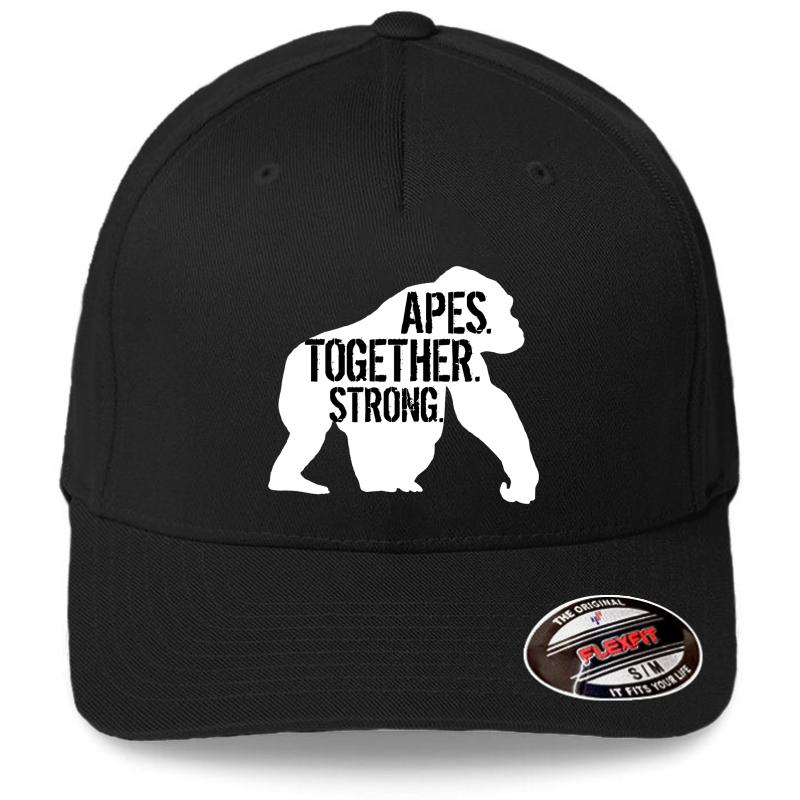 Apes. Together. Strong. Flexfit Baseball Cap  Black