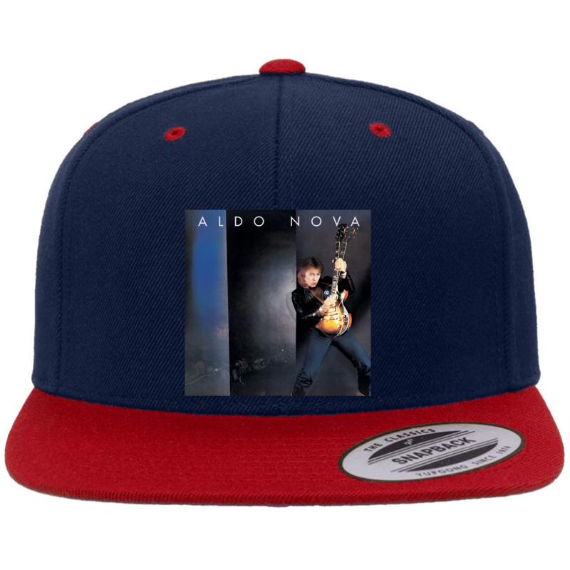 Aldo Nova Premium Flat Bill Snapback Cap  Navy