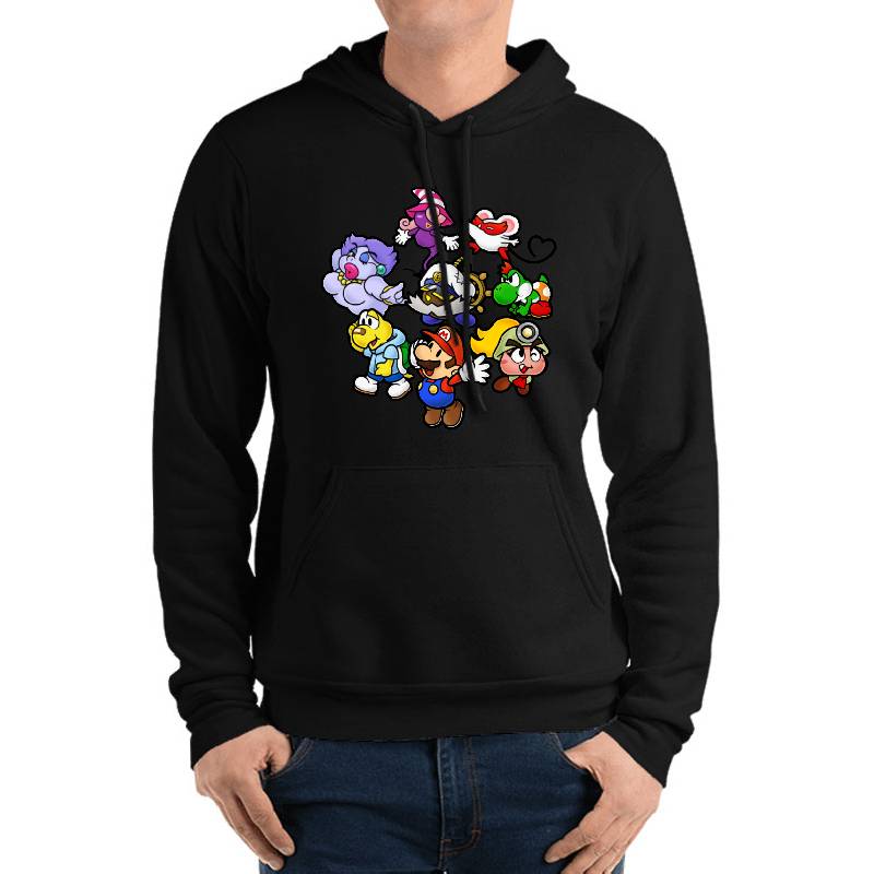 Paper Mario And The Thousand Year Door Team Youth Hooded Sweatshirts