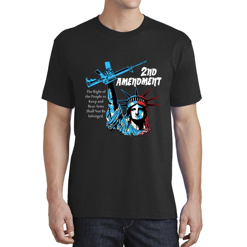 2Nd Amendment - Liberty Unisex T-Shirt Men Black