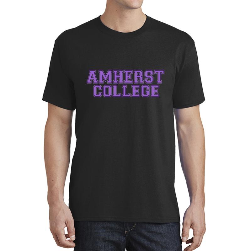 Amherst College Unisex T-Shirt Men Black