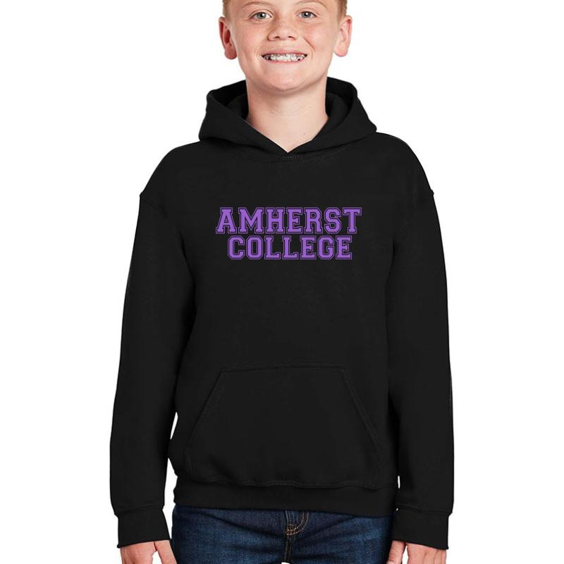 Amherst College Youth Hooded Sweatshirt Boy Black