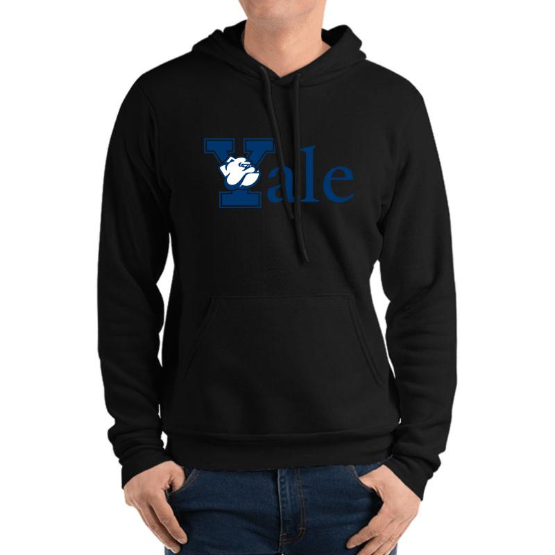 Yale University Unisex Hooded Sweatshirt Men Black