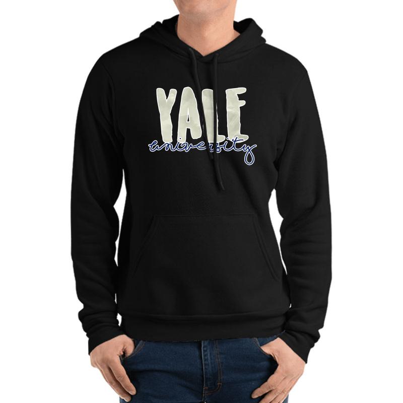 Yale University Unisex Hooded Sweatshirt Men Black