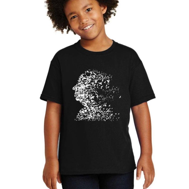 Alfred Hitchcock - The Birds Youth T-Shirt Boy Black