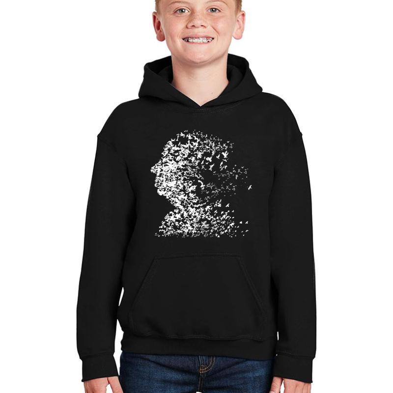 Alfred Hitchcock - The Birds Youth Hooded Sweatshirt Boy Black