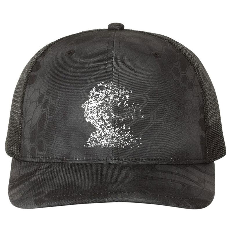 Alfred Hitchcock - The Birds Richardson Premium Trucker Snapback Cap  Kryptek Typhon Black