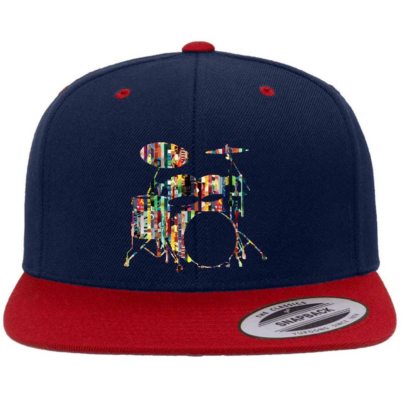 Rockin' Drum Kit Flexfit Baseball Caps