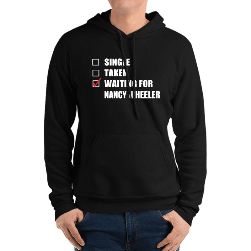 Waiting For Nancy Wheeler Unisex Hooded Sweatshirt Men Black