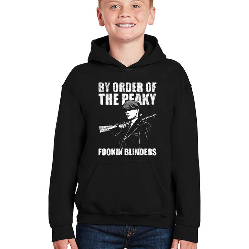 The Peaky Blinders Youth Hooded Sweatshirt Boy Black