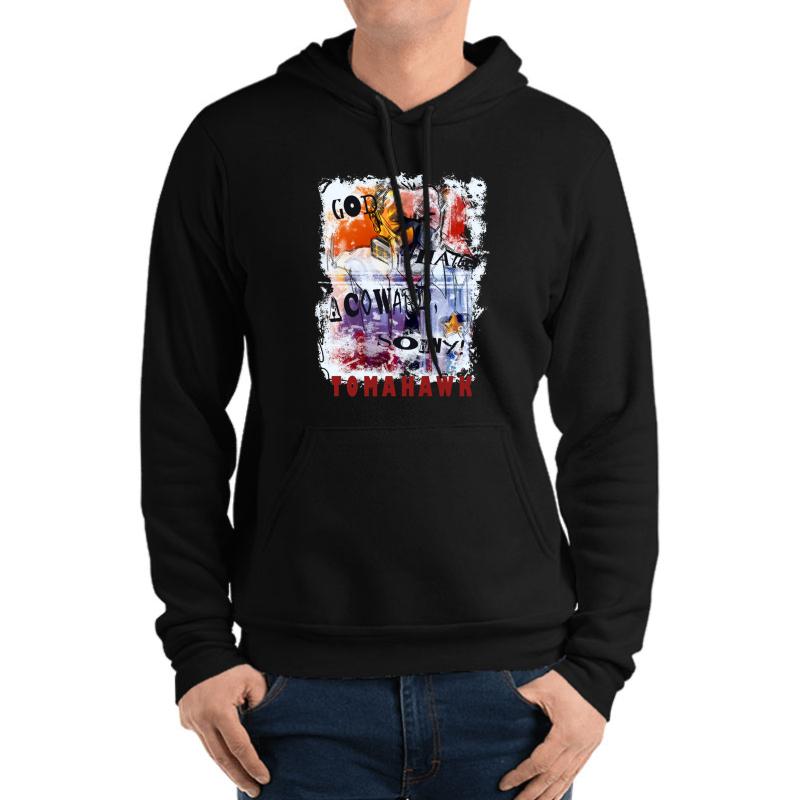 Tomahawk - God Hates A Coward Unisex Hooded Sweatshirt Men Black