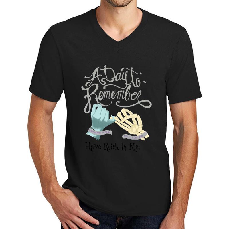 Adtr Nbc Unisex V-Neck T-Shirt Men Black