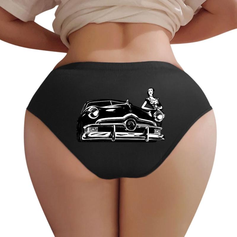 Vintage Ford Women Underwear Panties Women Black