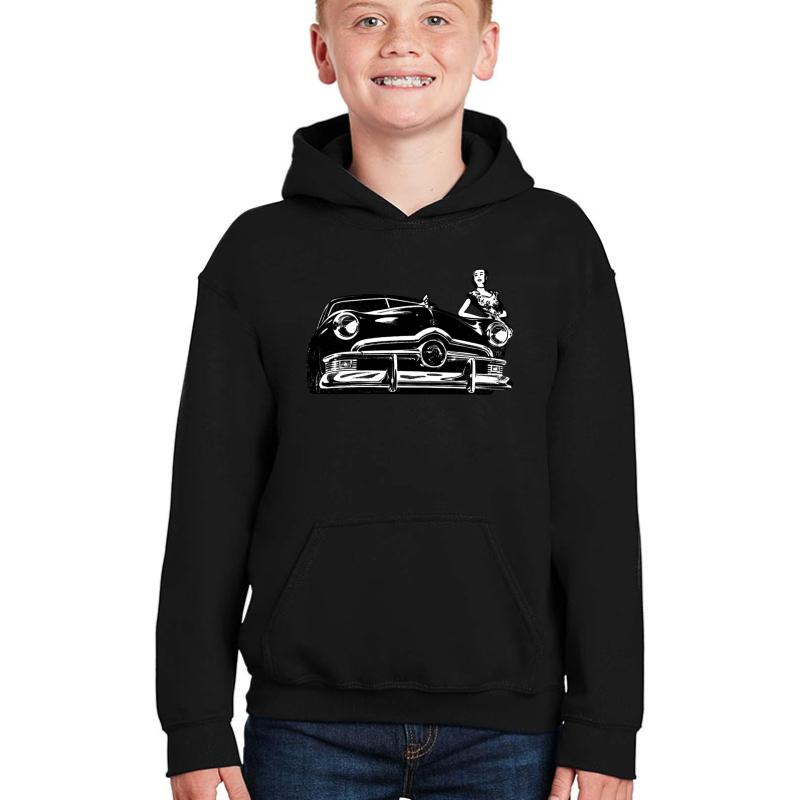 Vintage Ford Youth Hooded Sweatshirt Boy Black