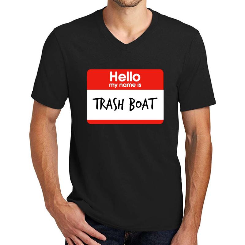 Trash Boat Unisex V-Neck T-Shirt Men Black