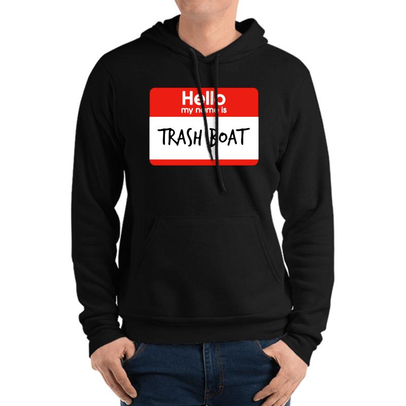 Trash Boat Unisex Hooded Sweatshirt Men Black