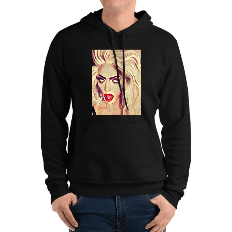 Alyssa Edwards Unisex Hooded Sweatshirt Men Black