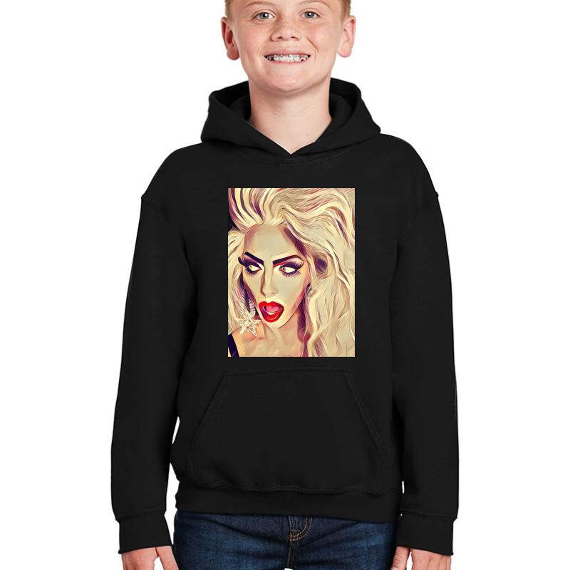 Alyssa Edwards Youth Hooded Sweatshirt Boy Black