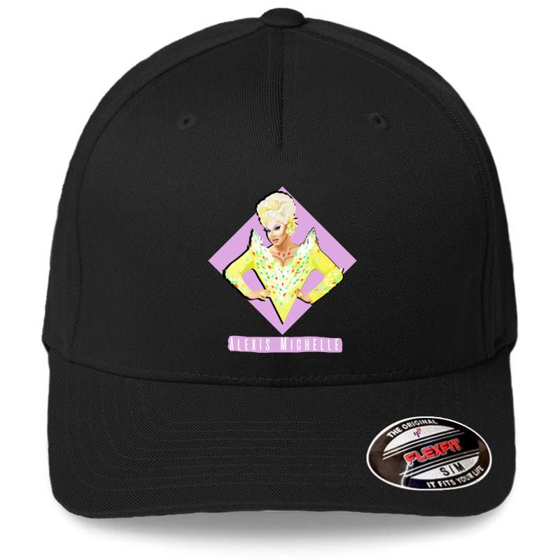 Alexis Michelle Rpdr Inspired Design Flexfit Baseball Cap  Black