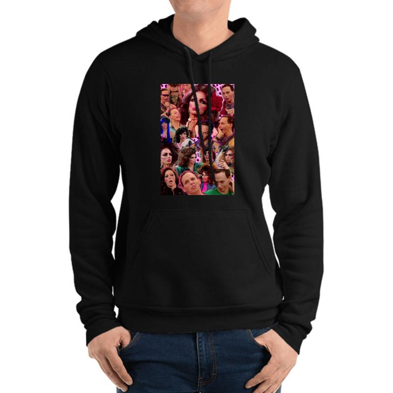 Alyssa Edwards Unisex Hooded Sweatshirt Men Black