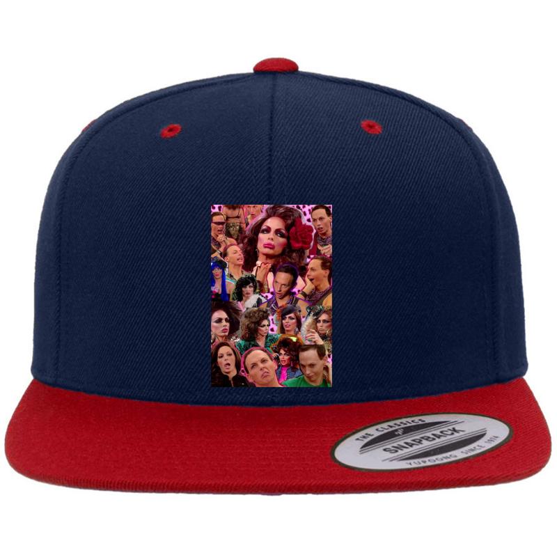 Alyssa Edwards Premium Flat Bill Snapback Cap  Navy