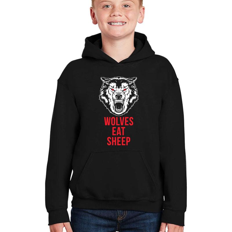 Wolves Eat Sheep Youth Hooded Sweatshirt Boy Black