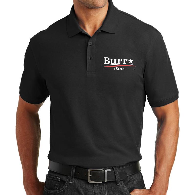 Alexander Hamilton Aaron Burr 1800 Burr Election Of 1800 Unisex Polo Jersey Sport Shirt Men Black