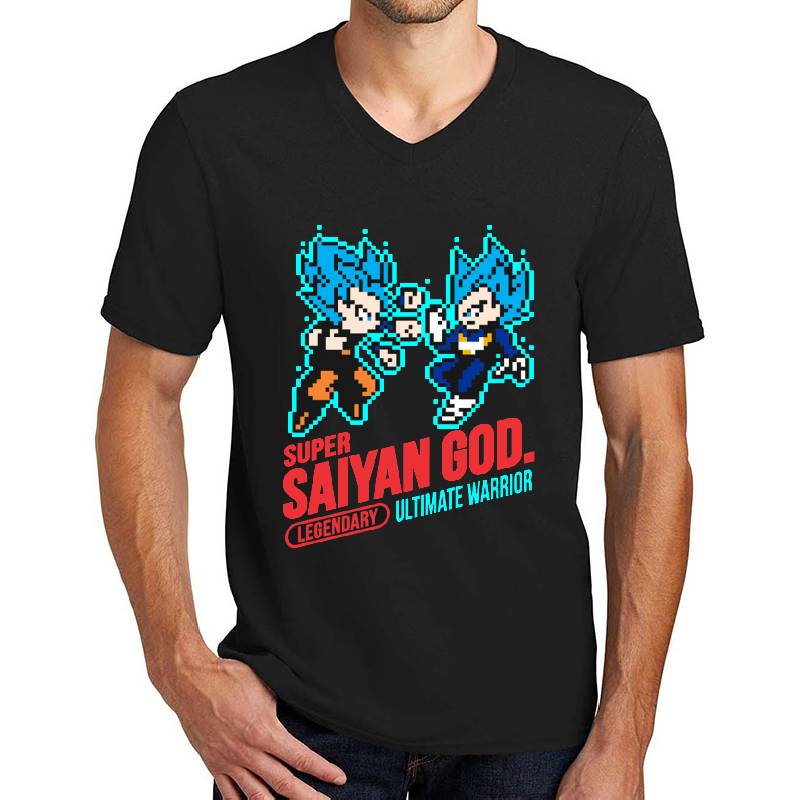 Dragon Ball Super - 8-Bit Super Saiyan Youth Hooded Sweatshirts