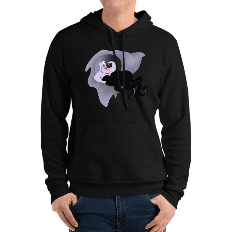 Ursula Unisex Hooded Sweatshirt Men Black