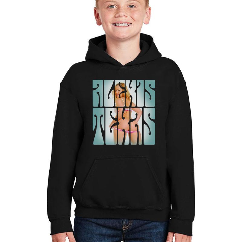 Alexis Texas Youth Hooded Sweatshirt Boy Black