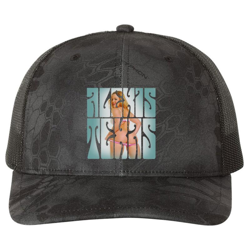 Alexis Texas Richardson Premium Trucker Snapback Cap  Kryptek Typhon Black