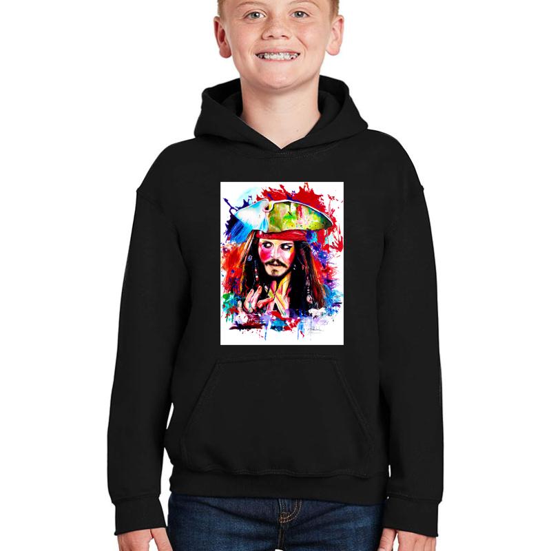 Youth Hooded Sweatshirt Boy Black