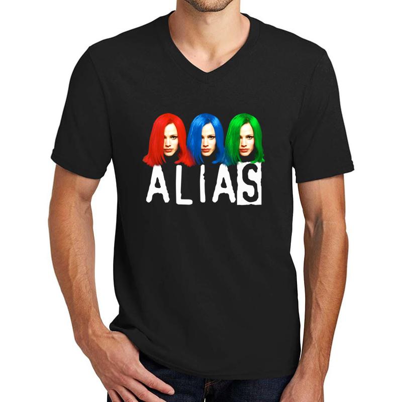 Alias Rbg Unisex V-Neck T-Shirt Men Black