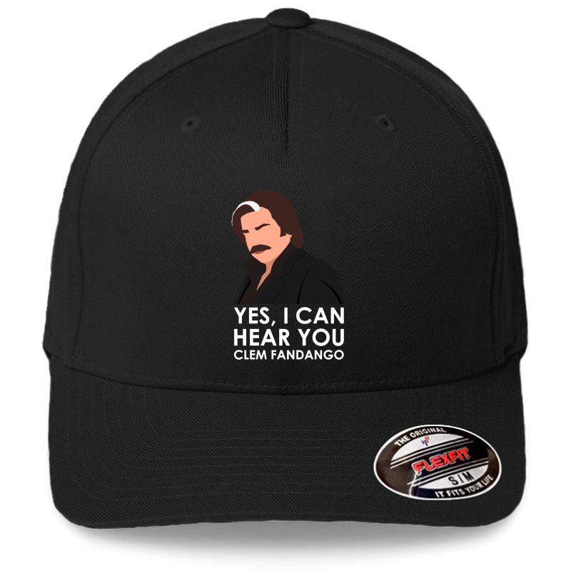 Yes I Can Hear You Clem Fandango. Flexfit Baseball Cap  Black