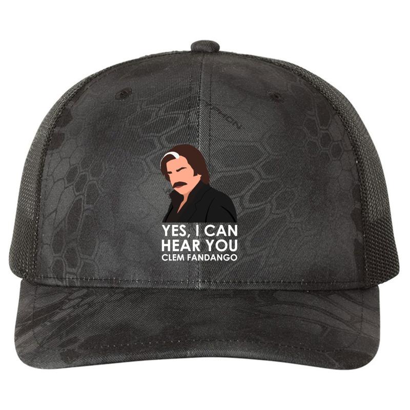 Yes I Can Hear You Clem Fandango. Richardson Premium Trucker Snapback Cap  Kryptek Typhon Black