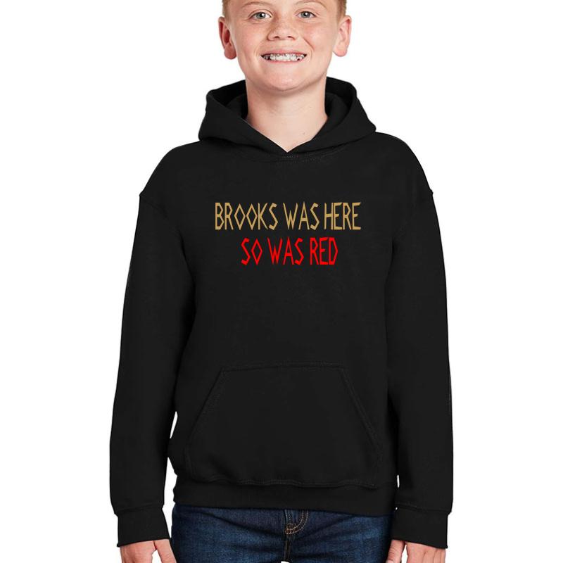 The Shawshank Redemption - Brooks Was Here Youth Hooded Sweatshirt Boy Black