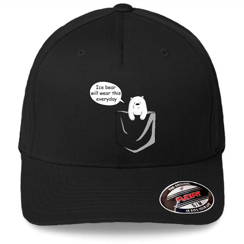 Ice Bear Will Wear This Everyday - We Bare Bears Cartoon Pocket Youth T-Shirts