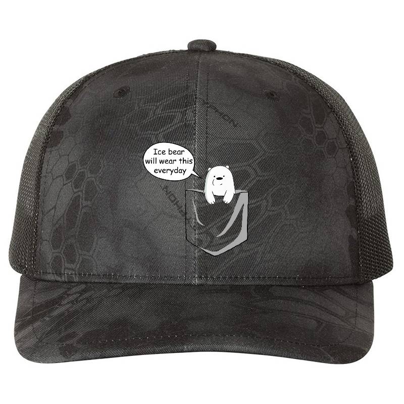 Ice Bear Will Wear This Everyday - We Bare Bears Cartoon Pocket Youth T-Shirts