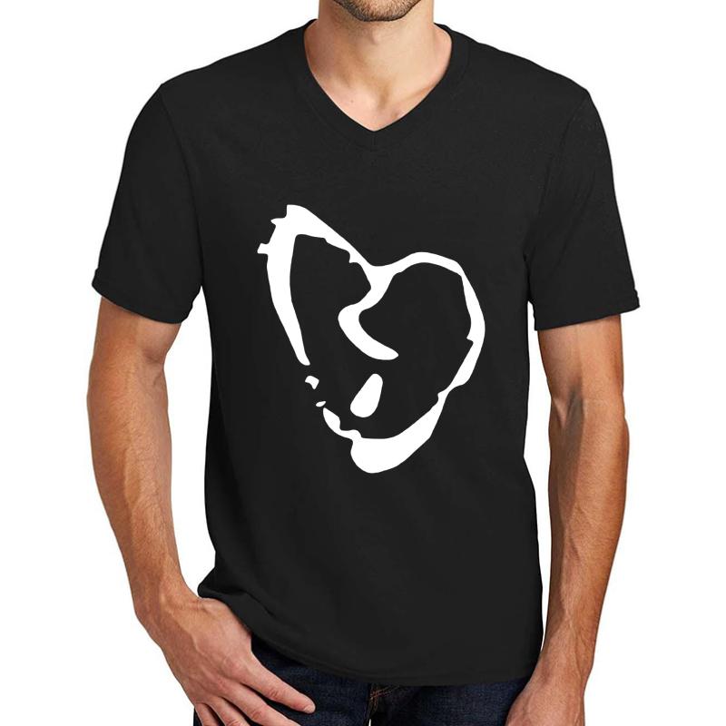 Xxxtentacion Broken Heart Symbol Unisex V-Neck T-Shirt Men Black