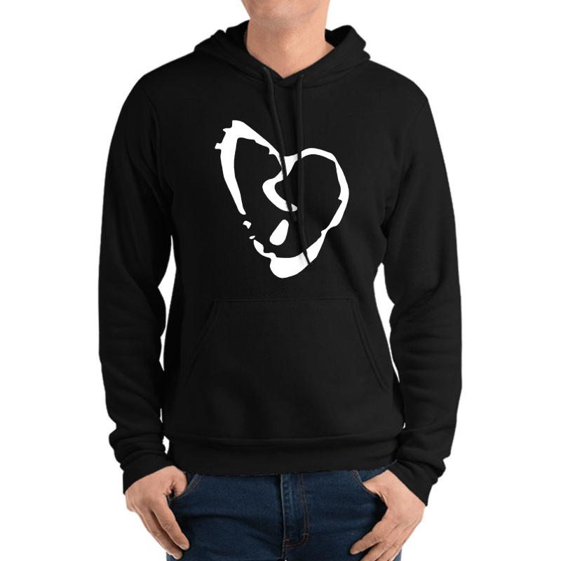 Xxxtentacion Broken Heart Symbol Unisex Hooded Sweatshirt Men Black