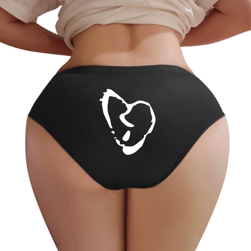 Xxxtentacion Broken Heart Symbol Women Underwear Panties Women Black