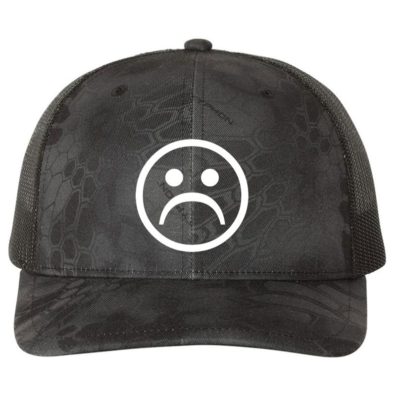 Yung Lean Sad Boys Richardson Premium Trucker Snapback Cap  Kryptek Typhon Black