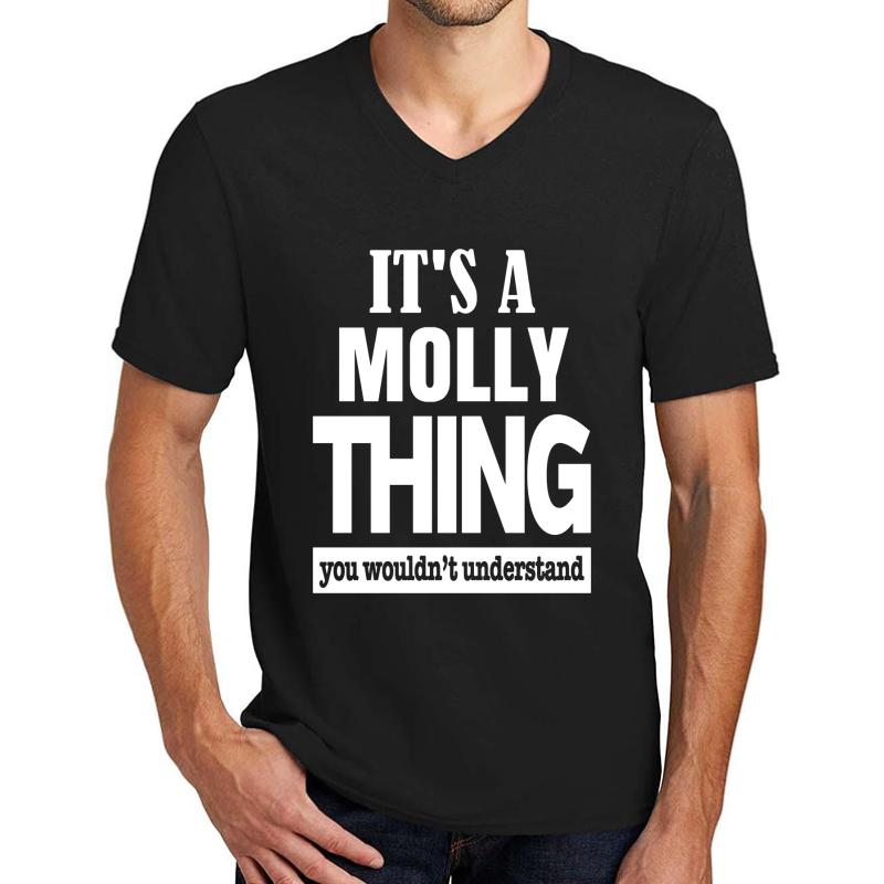 A Molly Thing You Wouldn't Understand Unisex V-Neck T-Shirt Men Black